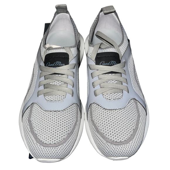 Good Man Shoes GMT Knit Trainer - Grey - Made Italy - Men Size 8 - $298